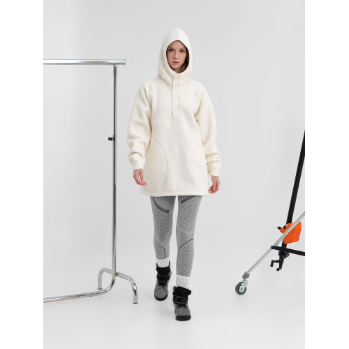 Анорак унисекс Oblako, молочно-белый