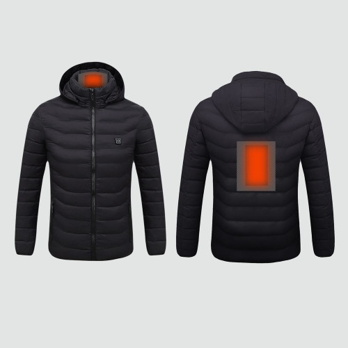 Куртка с подогревом Thermalli Chamonix, черная Куртка с подогревом Thermalli Chamonix, черная