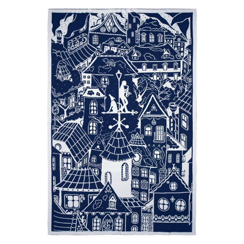 Плед на заказ Tricksy Net, 2 цвета, L, полушерсть Плед на заказ Tricksy Net, 2 цвета, L, полушерсть