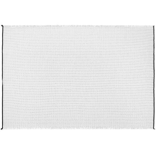 Плед Fringy, белый с черным Плед Fringy, белый с черным