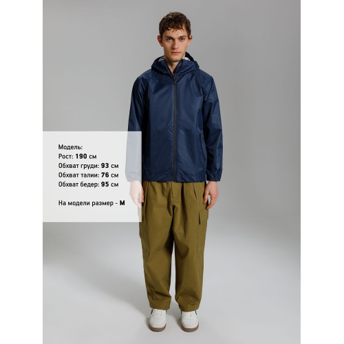 Куртка унисекс Nordvind DWR, темно-синяя Куртка унисекс Nordvind DWR, темно-синяя