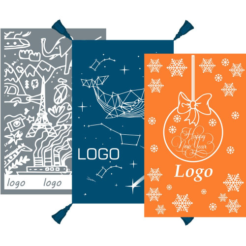 Плед на заказ Tricksy Net, 2 цвета, S, полушерсть Плед на заказ Tricksy Net, 2 цвета, S, полушерсть