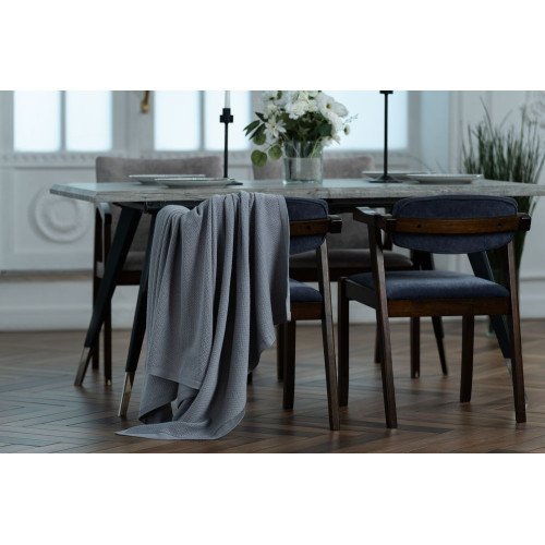 Плед Ornato, серый (дымчатый) Плед Ornato, серый (дымчатый)