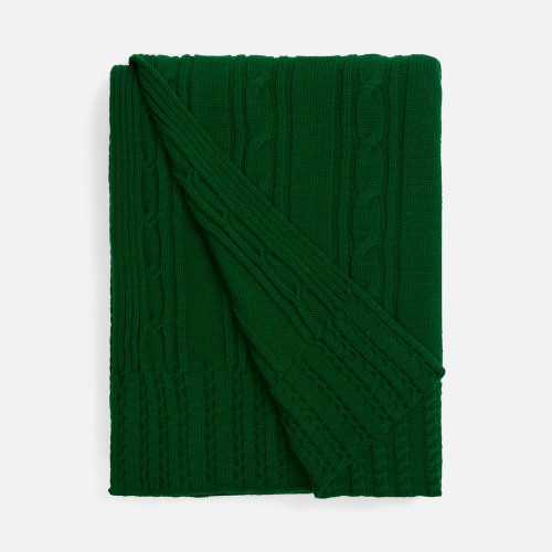 Плед Remitti, глубокий зеленый