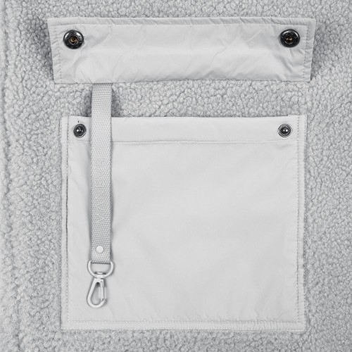 Куртка унисекс Oblako, светло-серая Куртка унисекс Oblako, светло-серая