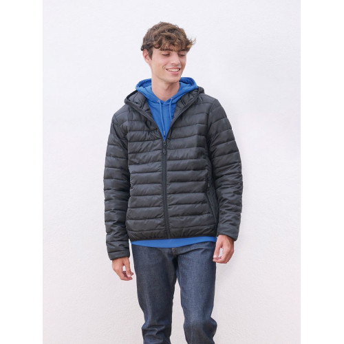 Куртка с капюшоном мужская Stream Men, черная Куртка с капюшоном мужская Stream Men, черная