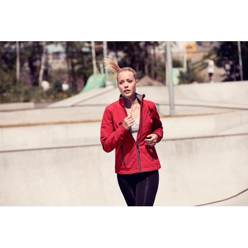 Куртка софтшелл женская Trial Lady, белая Куртка софтшелл женская Trial Lady, белая