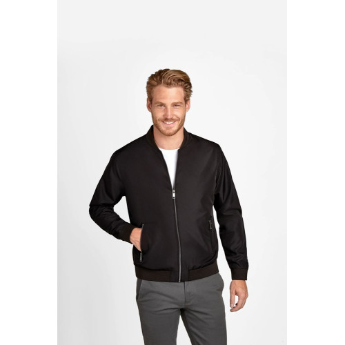 Куртка унисекс Roscoe, черная Куртка унисекс Roscoe, черная