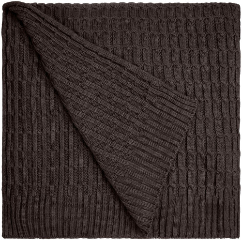 Плед Slumberland, коричневый меланж Плед Slumberland, коричневый меланж