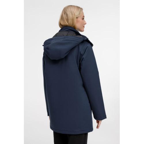 Куртка-парка унисекс Sfera, темно-синяя Куртка-парка унисекс Sfera, темно-синяя