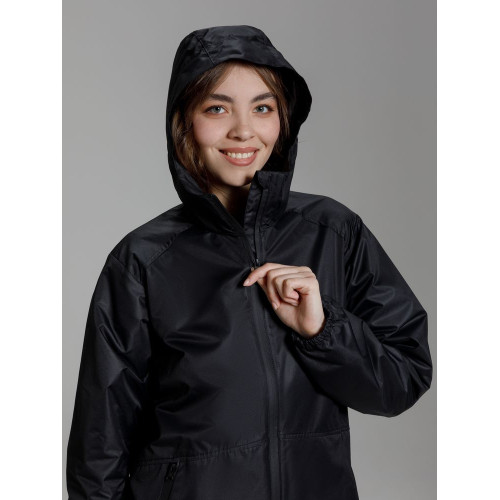 Куртка унисекс Nordvind WR, черная Куртка унисекс Nordvind WR, черная