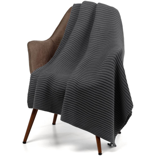 Плед Quill, темно-серый Плед Quill, темно-серый