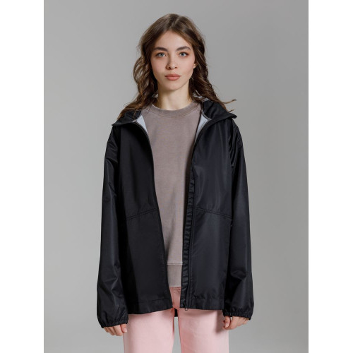 Куртка унисекс Nordvind WR, черная Куртка унисекс Nordvind WR, черная