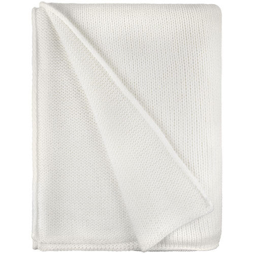 Плед Knitly, жемчужно-белый Плед Knitly, жемчужно-белый