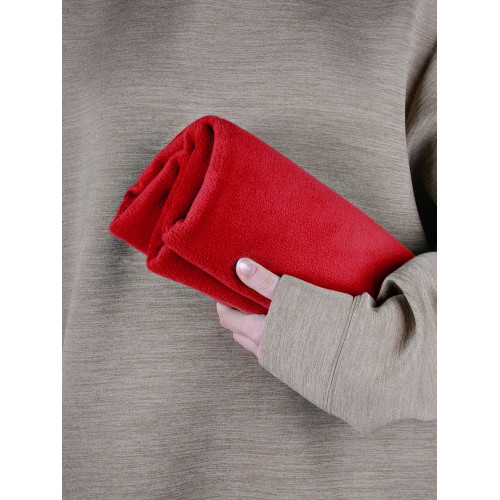 Флисовый плед Warm&Peace, красный Флисовый плед Warm&Peace, красный