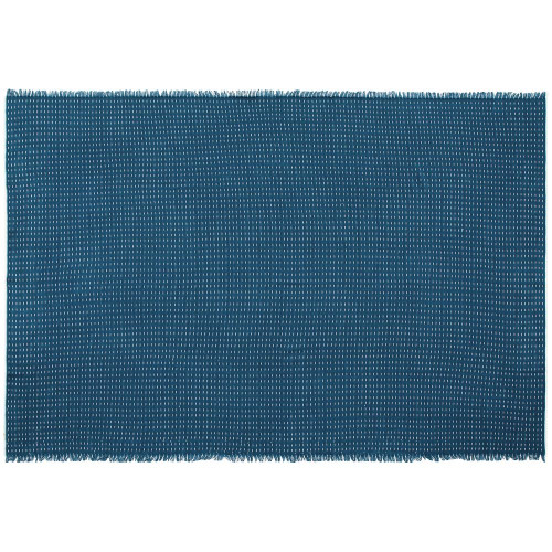 Плед Fringy, синий с голубым Плед Fringy, синий с голубым