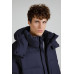 Пуховик унисекс Kapsula, темно-синий Пуховик унисекс Kapsula, темно-синий