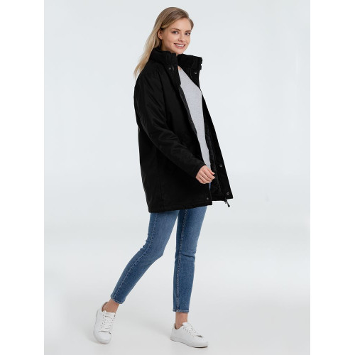 Куртка на стеганой подкладке Robyn, черная Куртка на стеганой подкладке Robyn, черная