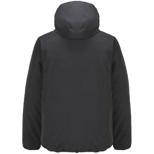 Куртка софтшелл с капюшоном мужская Falcon Men, черная Куртка софтшелл с капюшоном мужская Falcon Men, черная