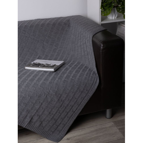 Плед Trenza, серый Плед Trenza, серый