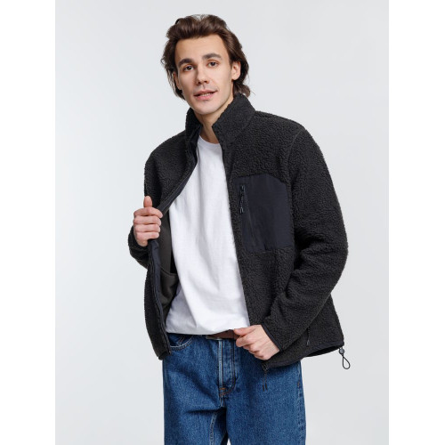 Куртка унисекс Fury, темно-серая (графит) Куртка унисекс Fury, темно-серая (графит)