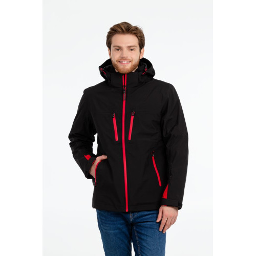 Куртка-трансформер мужская Matrix, черная с красным Куртка-трансформер мужская Matrix, черная с красным