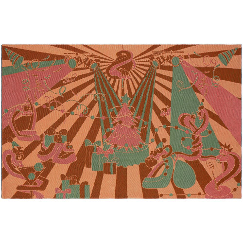 Плед Snake Your Body, красный Плед Snake Your Body, красный