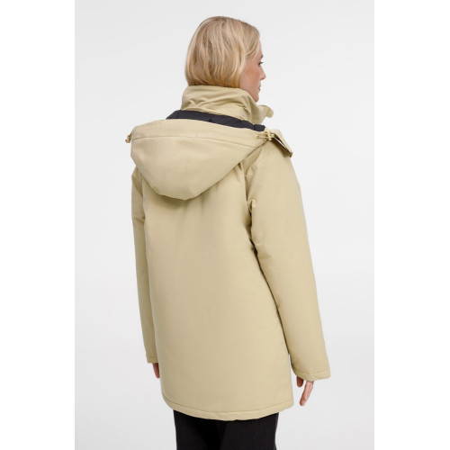 Куртка-парка унисекс Sfera, бежевая Куртка-парка унисекс Sfera, бежевая