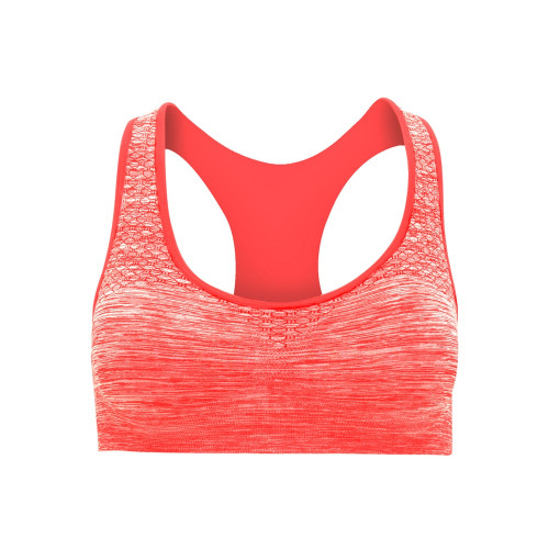 Спортивный топ Sakhir, меланжевый неоновый коралловый Спортивный топ Sakhir, меланжевый неоновый коралловый