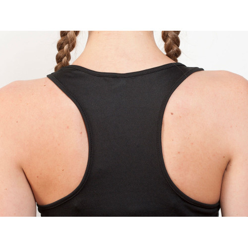 Топ спортивный Shura женский, черный Топ спортивный Shura женский, черный