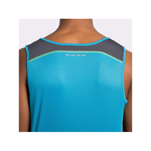 Майка Misano мужская, бирюзовый/эбеновый Майка Misano мужская, бирюзовый/эбеновый