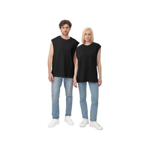 Майка оверсайз Berlin, унисекс, черный Майка оверсайз Berlin, унисекс, черный