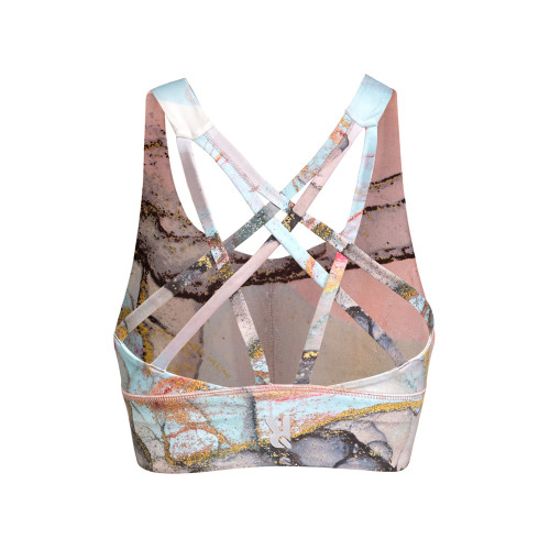 Спортивный топ Basel женский, абстрактный принт Спортивный топ Basel женский, абстрактный принт