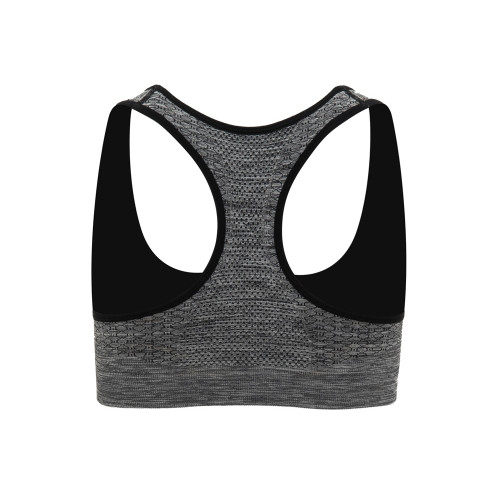 Спортивный топ Sakhir, меланжевый черный Спортивный топ Sakhir, меланжевый черный