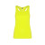 Топ спортивный Shura женский, неоновый желтый Топ спортивный Shura женский, неоновый желтый