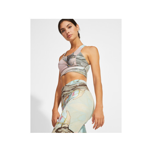 Спортивный топ Basel женский, абстрактный принт Спортивный топ Basel женский, абстрактный принт