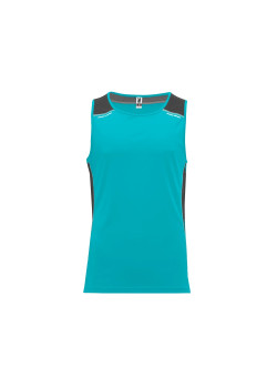 Майка Misano мужская, бирюзовый/эбеновый
