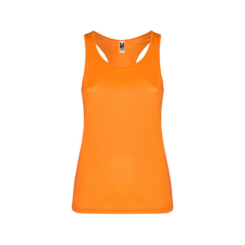 Топ спортивный Shura женский, неоновый оранжевый