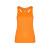 Топ спортивный Shura женский, неоновый оранжевый Топ спортивный Shura женский, неоновый оранжевый