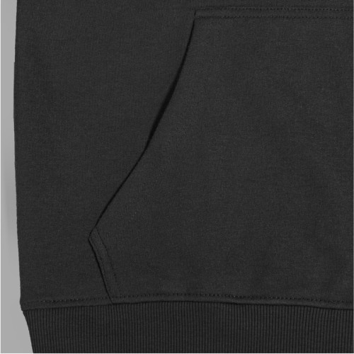 Толстовка мужская на молнии с капюшоном EVEREST 2, черный, M, 50 % хлопок, 50% полиэстер, 260 г/м2