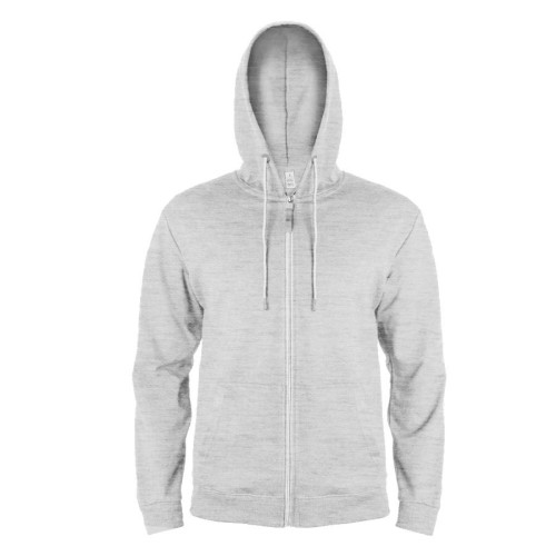 Толстовка мужская на молнии с капюшоном EVEREST 2, св-с м, 2XL, 50 % хлопок, 50% полиэстер, 260 г/м2