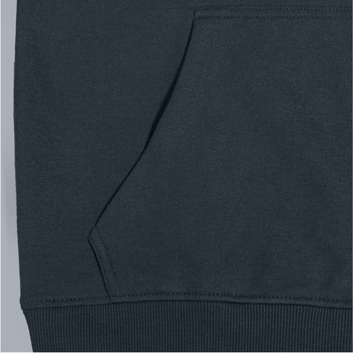 Толстовка мужская на молнии с капюшоном EVEREST 2, т-син, L, 50 % хлопок, 50% полиэстер, 260 г/м2