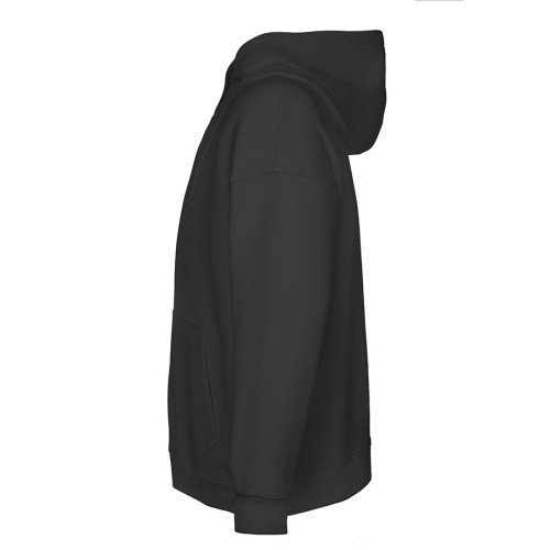 Толстовка мужская оверсайз MOHITO, чёрный, XL/2XL, 80% хлопок, 20% полиэст, 280 г/м2