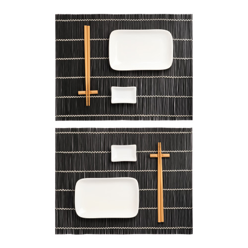 Набор для сервировки суши Tokyo (10 предметов), черный Набор для сервировки суши Tokyo (10 предметов), черный