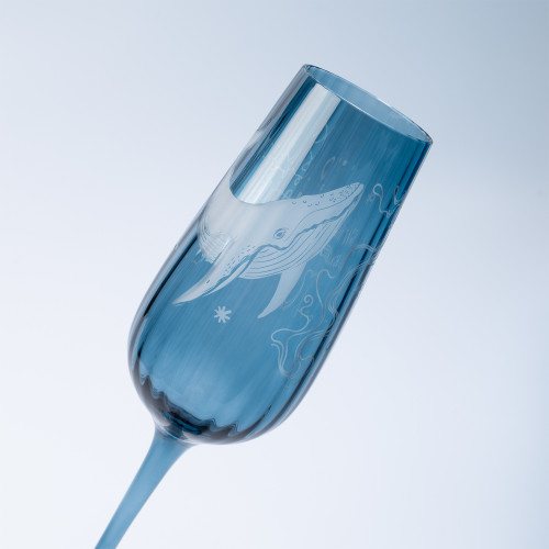 Бокал для шампанского Toscana, синий Бокал для шампанского Toscana, синий