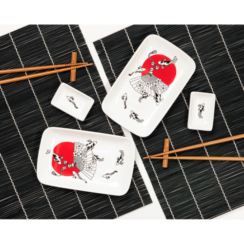 Набор для сервировки суши Tokyo (10 предметов), черный Набор для сервировки суши Tokyo (10 предметов), черный