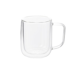 Кружка стеклянная с двойными стенками Viora